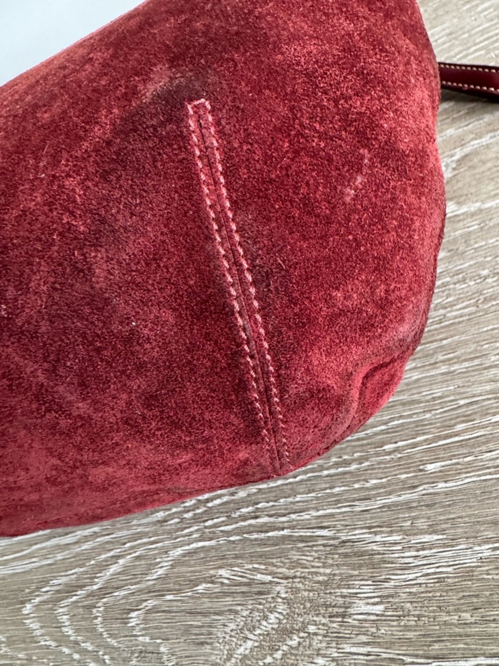 Vintage Coach Suede Ergo Shoulder Hobo Bag - Picture 15 of 16